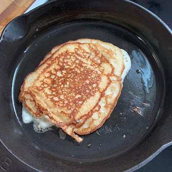 Light & Fluffy Sourdough Pancakes