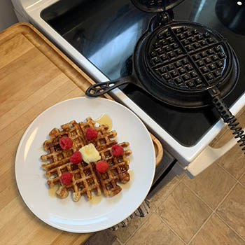 Light & Fluffy Sourdough Waffles