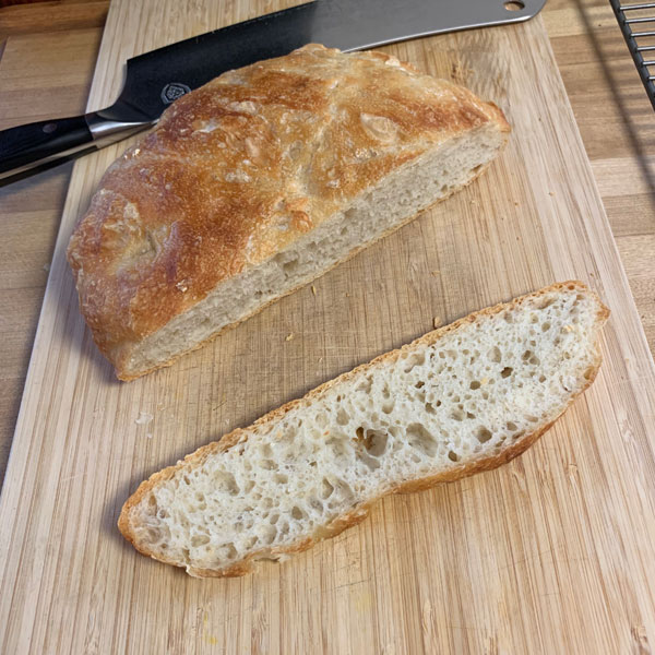 Fresh Sliced Homemade French Bread