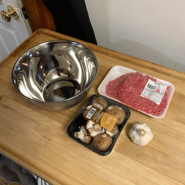 Mushroom Burger Ingredients