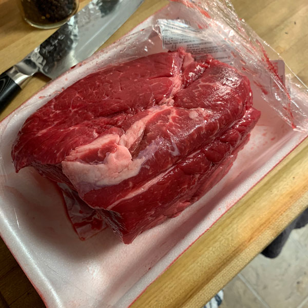 Roast Beef Before Marinating